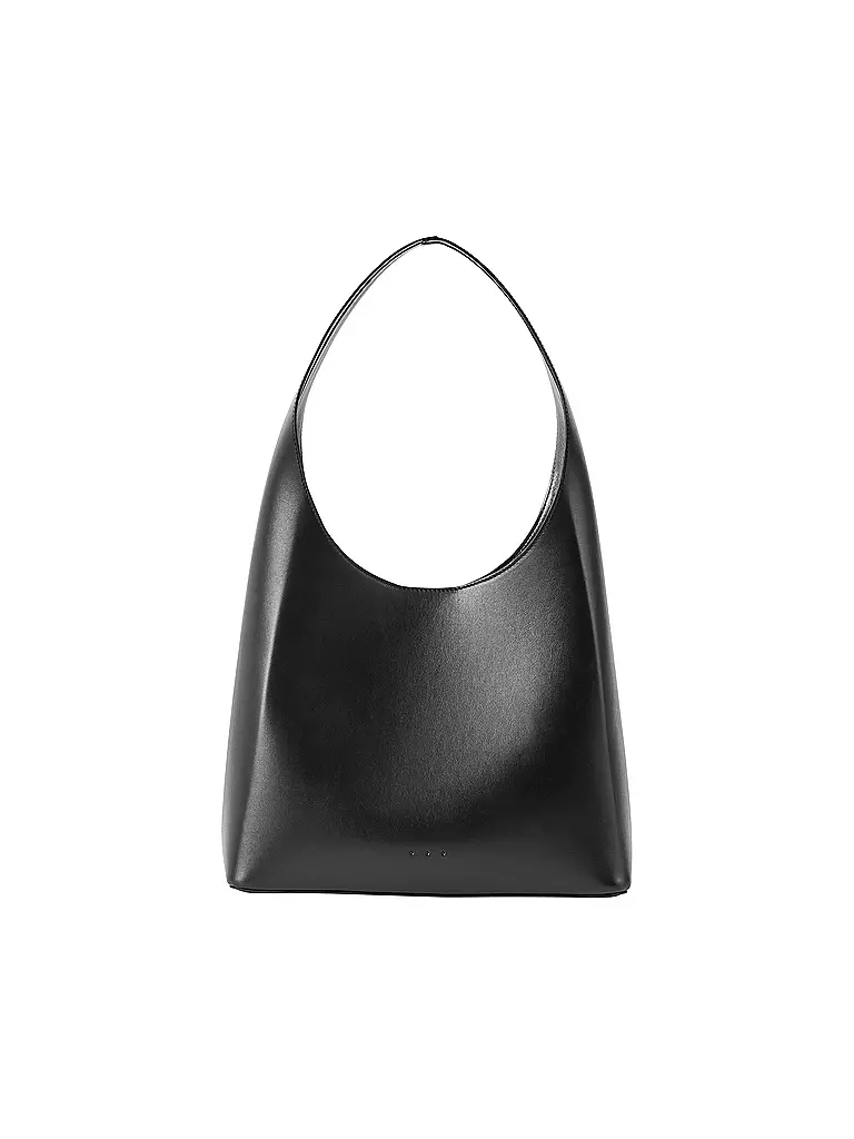 AESTHER EKME | Ledertasche - Hobo Bag SAC MIDI | schwarz