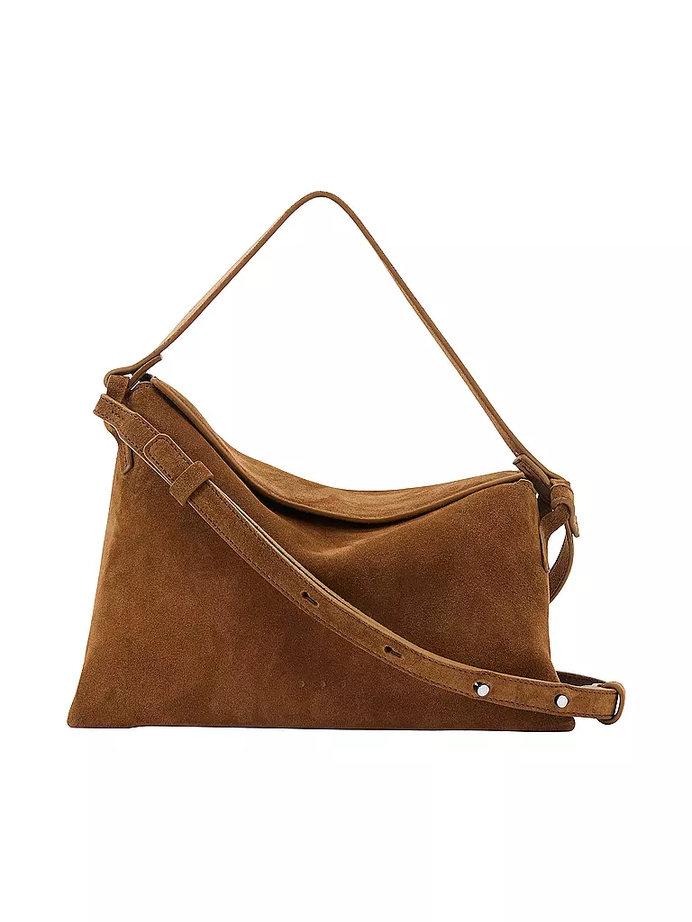 AESTHER EKME | Ledertasche - Umhängetasche MINI LUNE  | camel