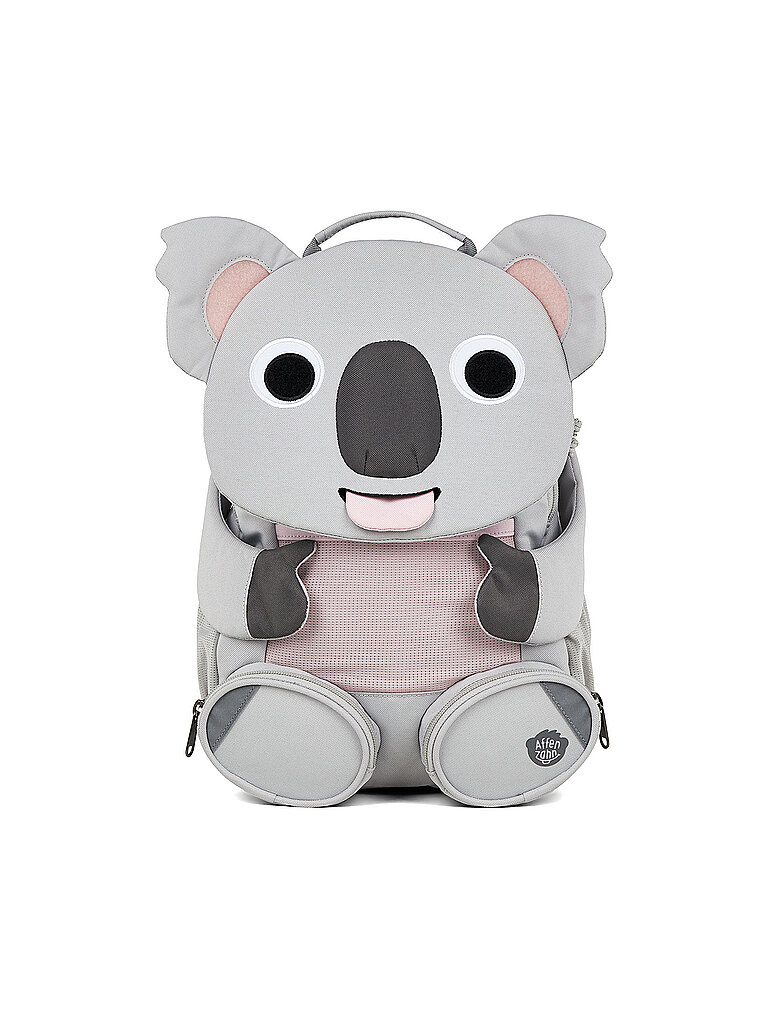 AFFENZAHN Kinder Rucksack Große Freunde - Koala grau