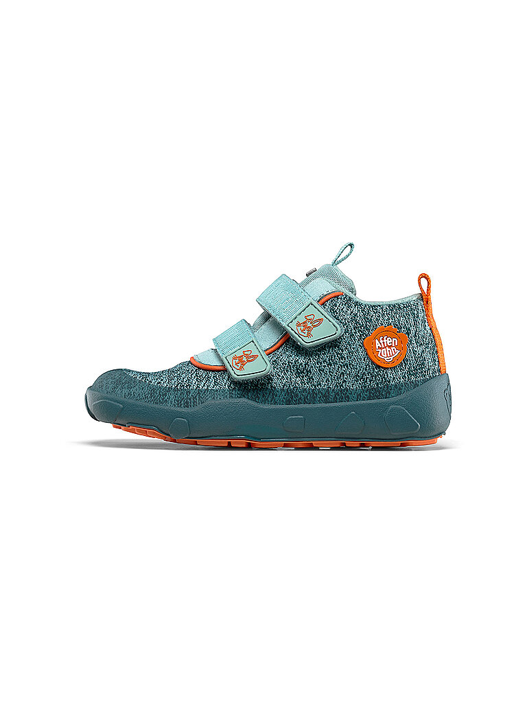 AFFENZAHN Kinder Barfußschuhe - Sneaker KNIT HAPPY Hase hellgrün | 25