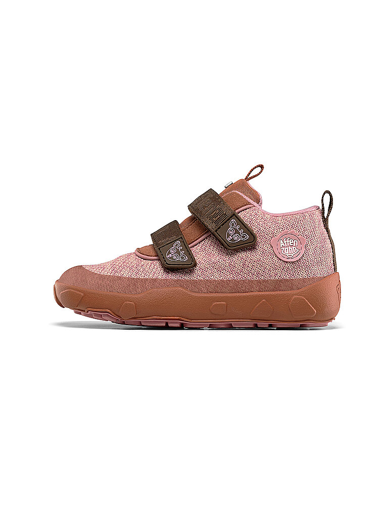 AFFENZAHN Kinder Barfußschuhe - Sneaker KNIT HAPPY Reh hellbraun | 33