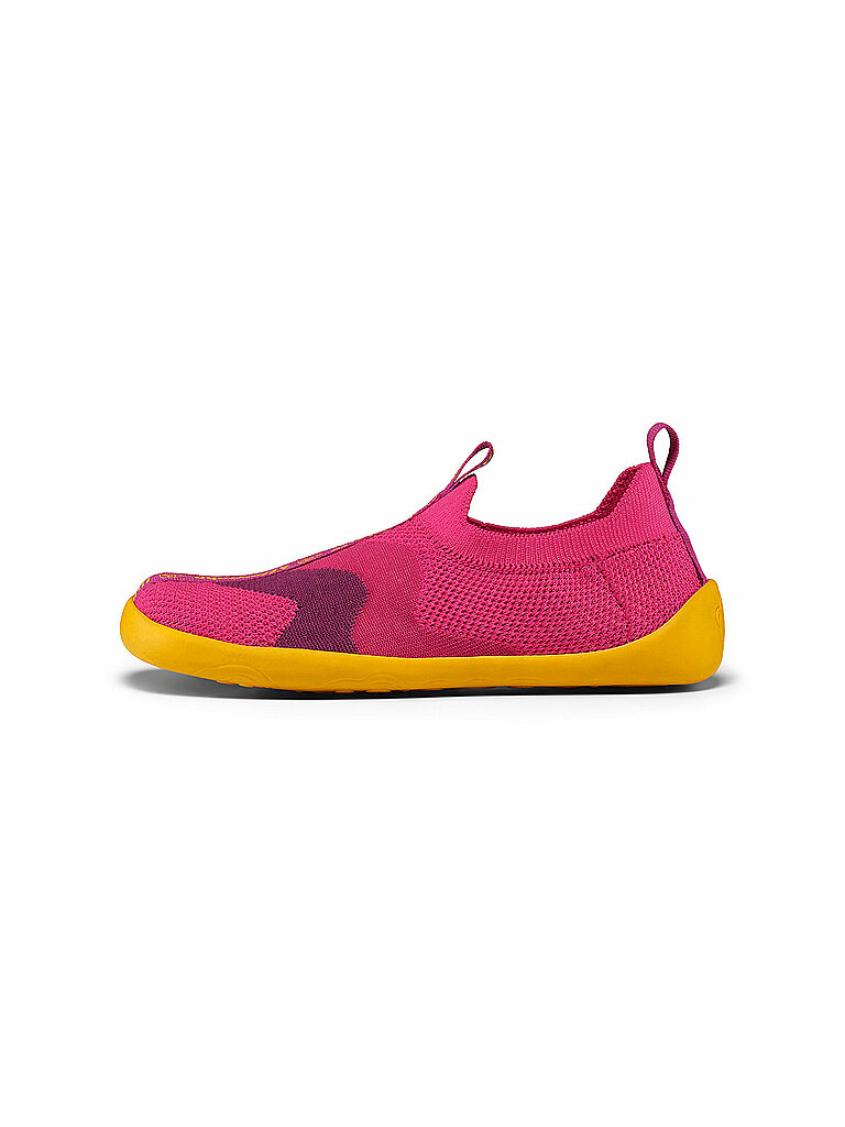 AFFENZAHN Kinder Barfußschuhe - Hausschuhe KNIT HAPPY Flinky pink | 21