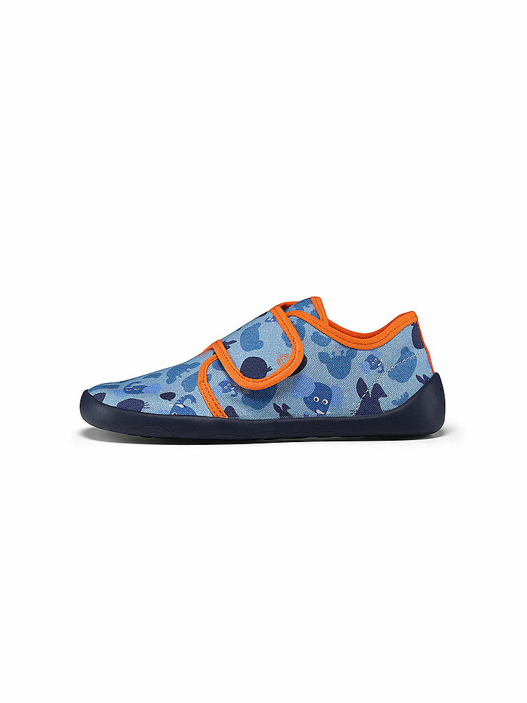 AFFENZAHN Kinder Hausschuhe MOVY ELEFANT blau | 21