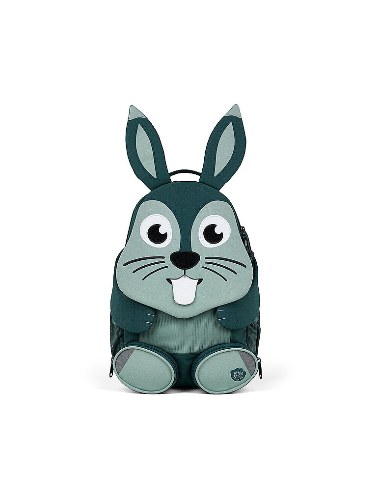 AFFENZAHN Kinder Rucksack Große Freunde - Hase grau