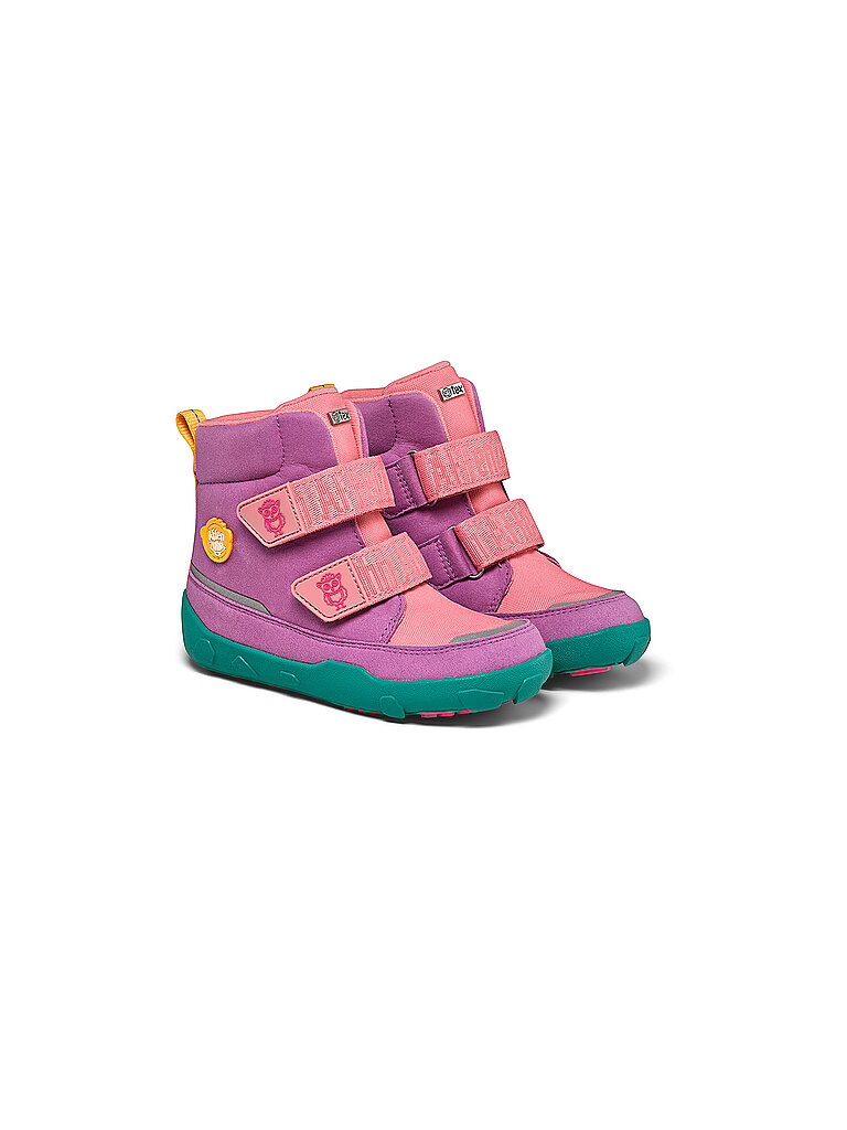 AFFENZAHN Kinder Winterstiefel VEGAN COMFY Eule pink | 33