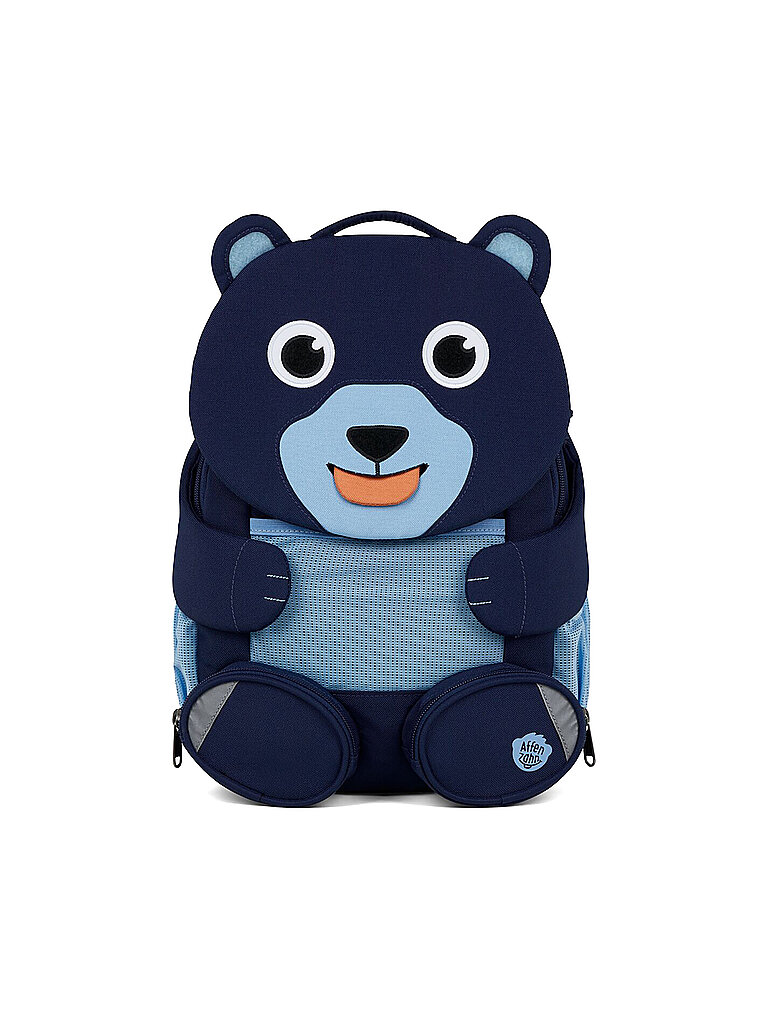 AFFENZAHN Kinder Rucksack Große Freunde - Bär dunkelblau