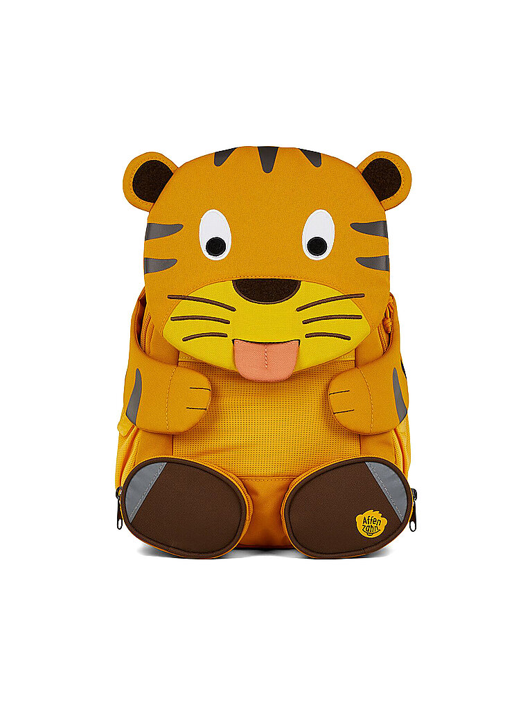 AFFENZAHN Kinder Rucksack Große Freunde - Tiger gelb