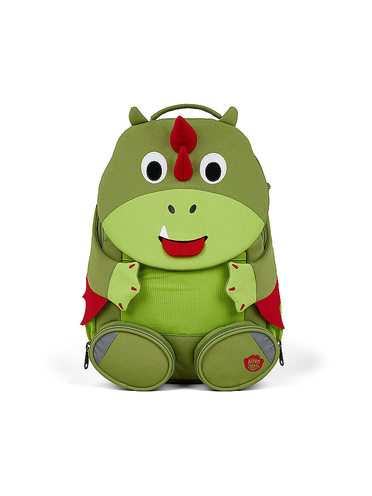 AFFENZAHN Kinder Rucksack Große Freunde - Drache grün