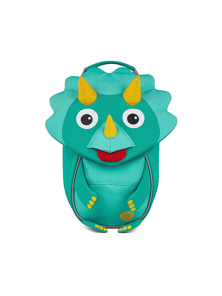 AFFENZAHN Kinder Rucksack Kleine Freunde - Dinosaurier türkis