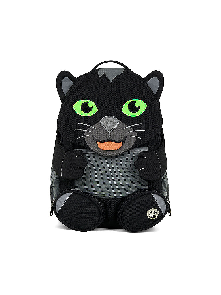 AFFENZAHN Kinder Rucksack Große Freunde - Panther schwarz