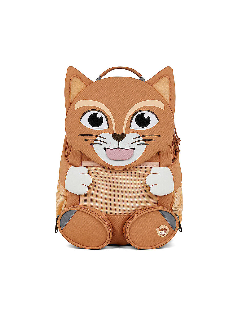 AFFENZAHN Kinder Rucksack Große Freunde - Katze braun