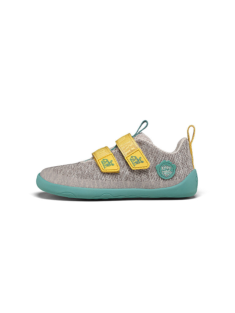 AFFENZAHN Kinder Sneaker KNIT HAPPY Nashorn hellgrau | 25
