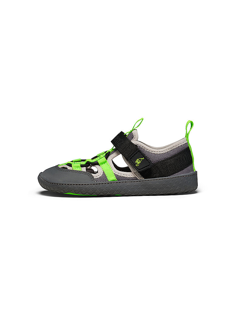 AFFENZAHN Kinder Sandalen VEGAN ROUGHY Panther grau | 25