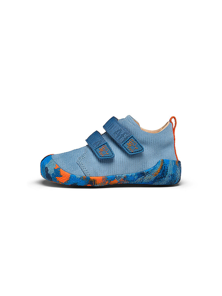AFFENZAHN Baby Sneaker Barfußschuh WALKY ELEFANT blau | 24