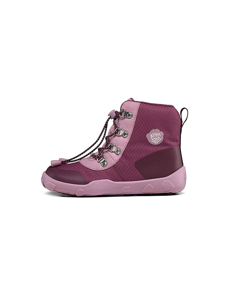AFFENZAHN Kinder Winterstiefel VEGAN DISCOVY OTTER beere | 25