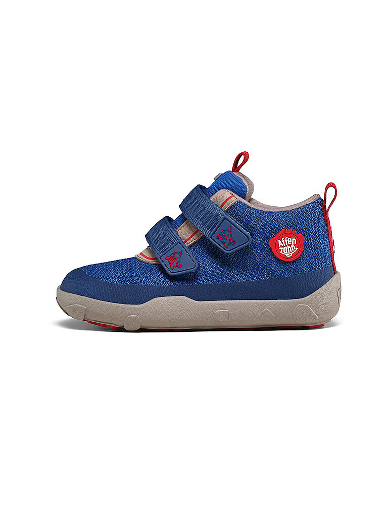 AFFENZAHN Kinder Barfußschuhe - Sneaker KNIT HAPPY Wal blau | 25