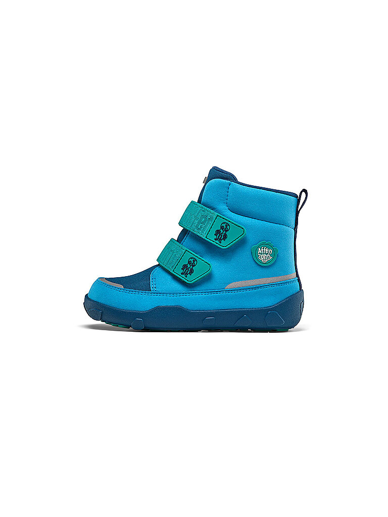 AFFENZAHN Kinder Winterstiefel VEGAN COMFY Oktopus blau | 25