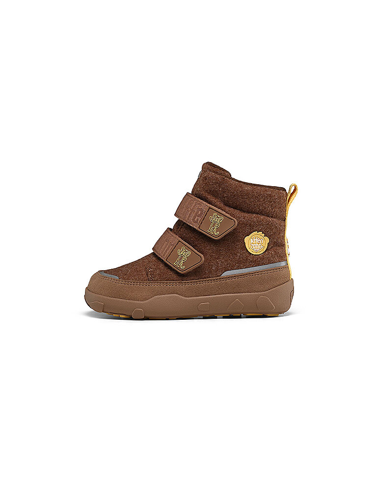AFFENZAHN Kinder Stiefel WOLLE COMFY Tiger braun | 25