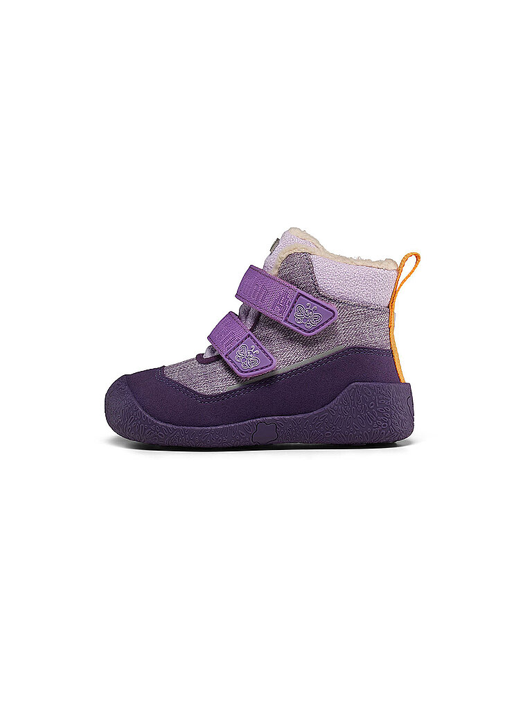 AFFENZAHN Lauflerner Winterstiefel VEGAN SNUGGY SCHMETTERLING lila | 21