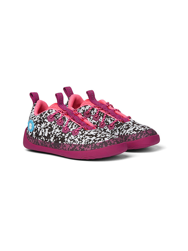 AFFENZAHN | Kinder Barfußschuh Knit - Flamingo | pink