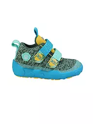 AFFENZAHN | Kinder Barfußschuhe - Übergangsschuhe KNIT HAPPY Elefant | petrol