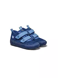 AFFENZAHN | Kinder Barfußschuhe - Übergangsschuhe KNIT HAPPY Elefant | dunkelblau