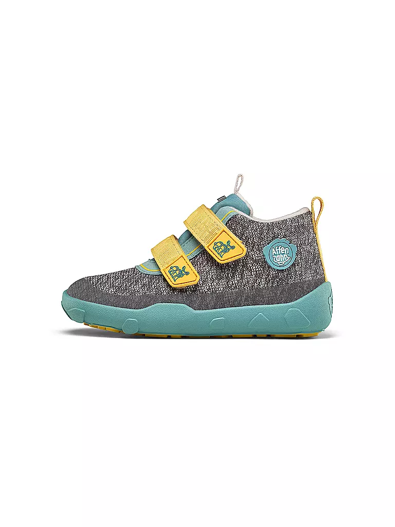 AFFENZAHN | Kinder Barfußschuhe - Übergangsschuhe KNIT HAPPY Nashorn | braun