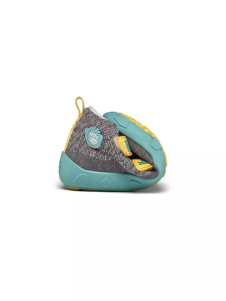 AFFENZAHN | Kinder Barfußschuhe - Übergangsschuhe KNIT HAPPY Nashorn | braun