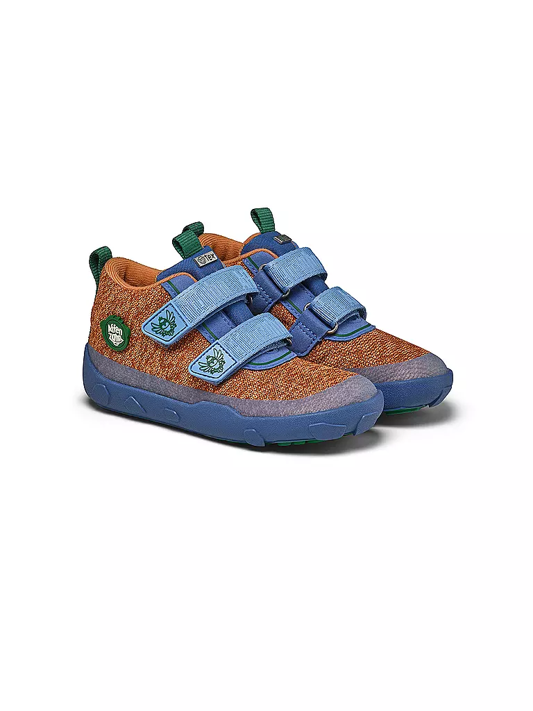 AFFENZAHN | Kinder Barfußschuhe - Übergangsschuhe KNIT HAPPY Paradiesvogel | braun