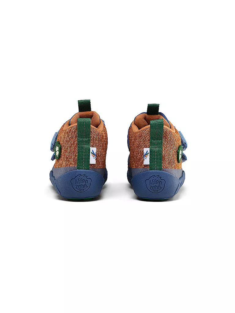 AFFENZAHN | Kinder Barfußschuhe - Übergangsschuhe KNIT HAPPY Paradiesvogel | petrol