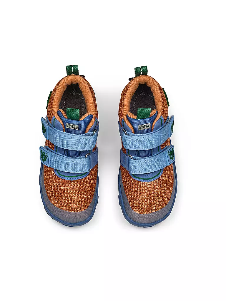 AFFENZAHN | Kinder Barfußschuhe - Übergangsschuhe KNIT HAPPY Paradiesvogel | petrol