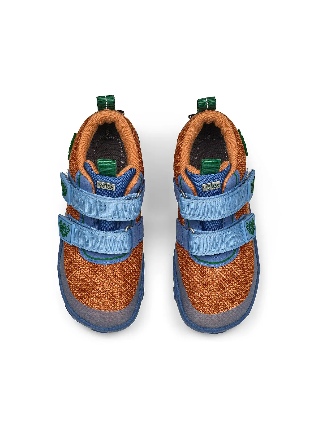 AFFENZAHN | Kinder Barfußschuhe - Übergangsschuhe KNIT HAPPY Paradiesvogel | braun