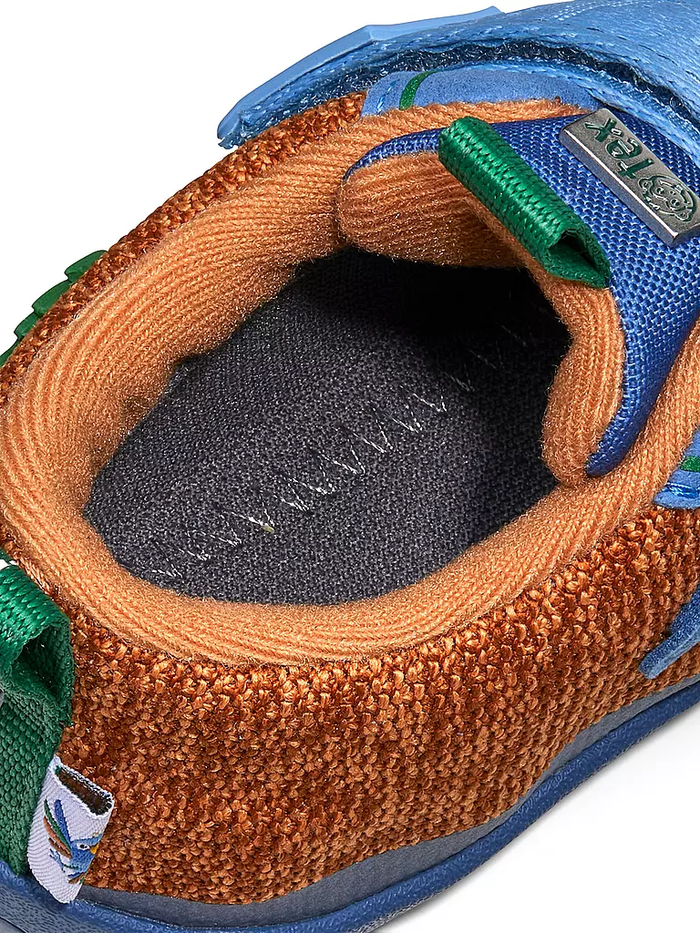 AFFENZAHN | Kinder Barfußschuhe - Übergangsschuhe KNIT HAPPY Paradiesvogel | petrol