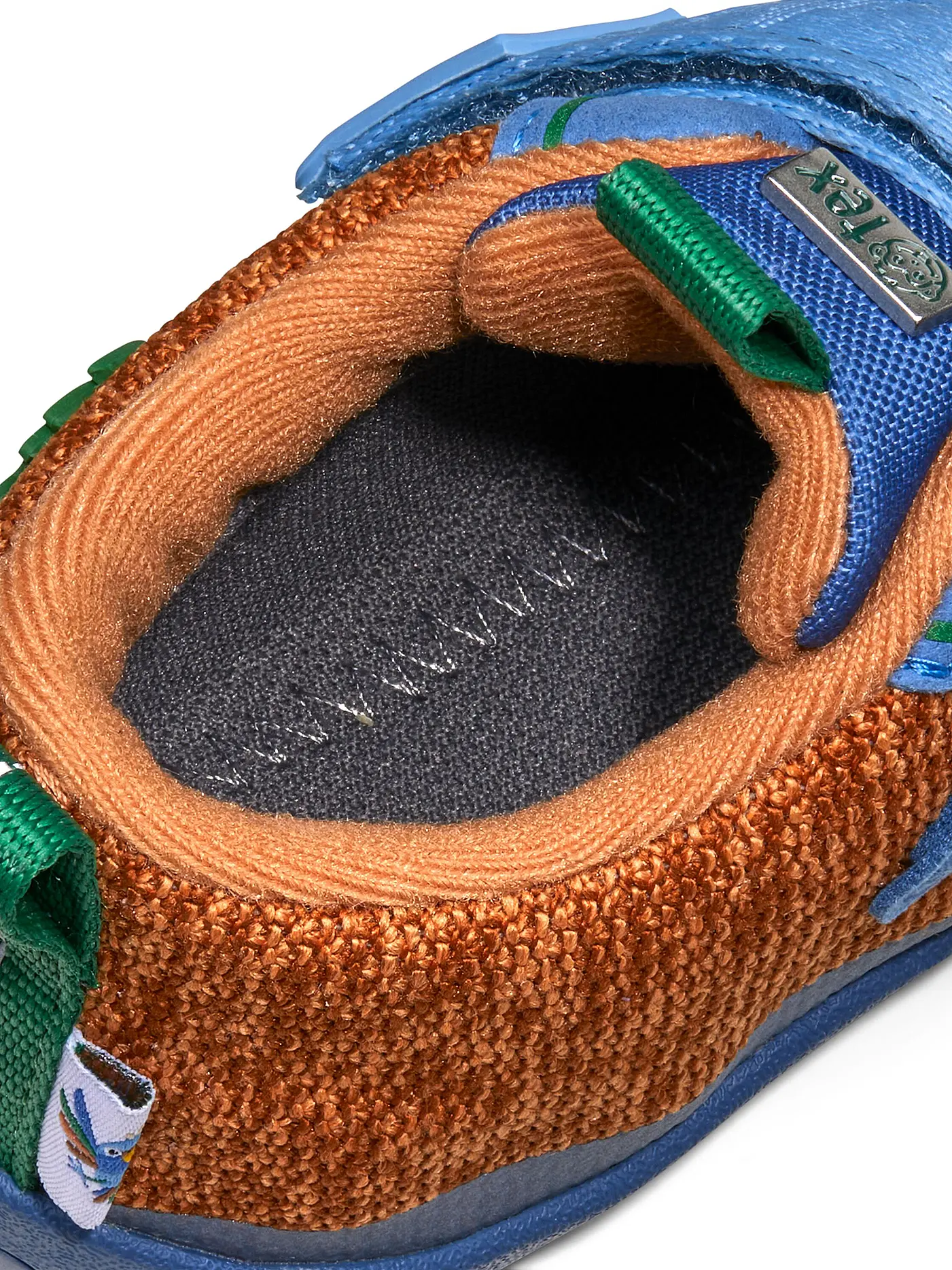 AFFENZAHN | Kinder Barfußschuhe - Übergangsschuhe KNIT HAPPY Paradiesvogel | braun