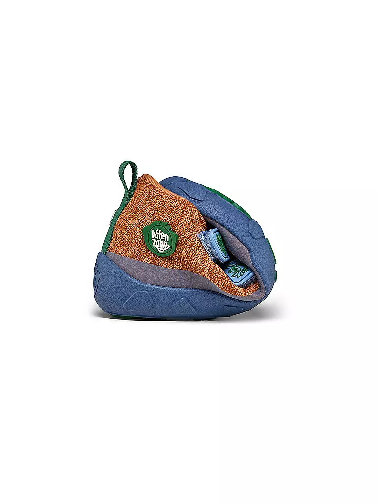 AFFENZAHN | Kinder Barfußschuhe - Übergangsschuhe KNIT HAPPY Paradiesvogel | petrol