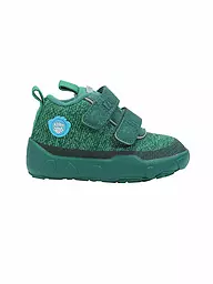AFFENZAHN | Kinder Barfußschuhe - Boots Frosch Lowboot Happy Smile | grün
