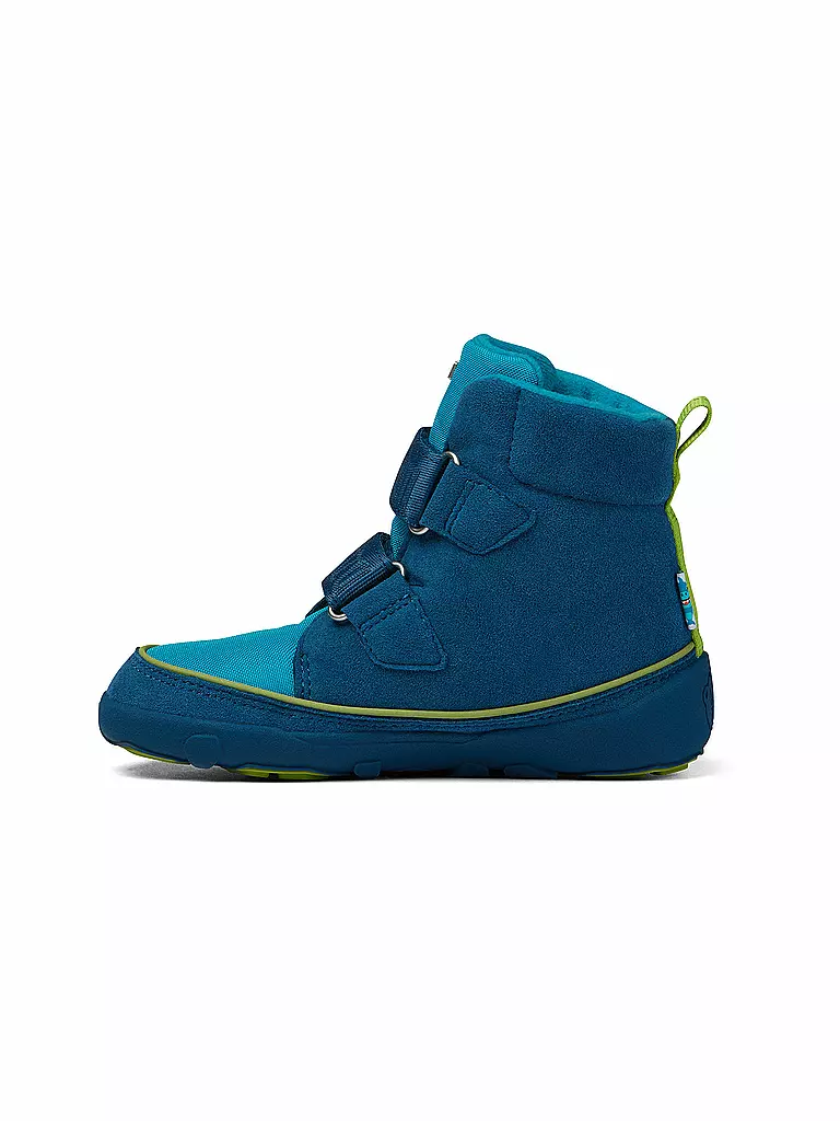 AFFENZAHN | Kinder Barfußschuhe - Boots Hai Jump Midboot | dunkelblau