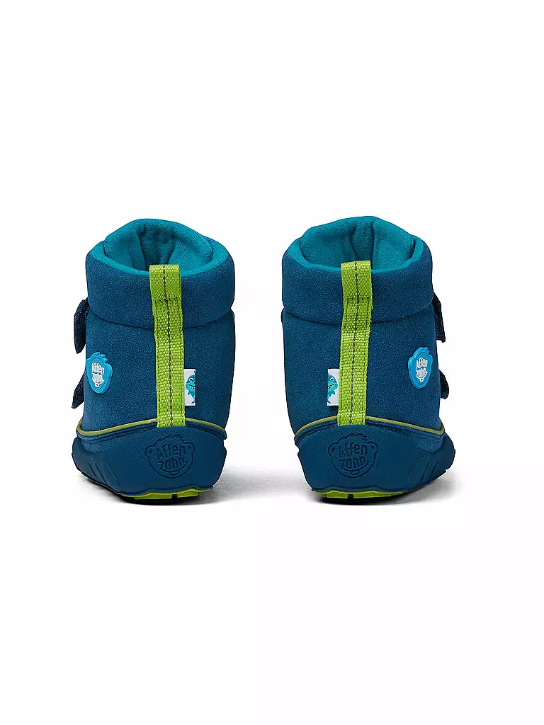AFFENZAHN | Kinder Barfußschuhe - Boots Hai Jump Midboot | dunkelblau