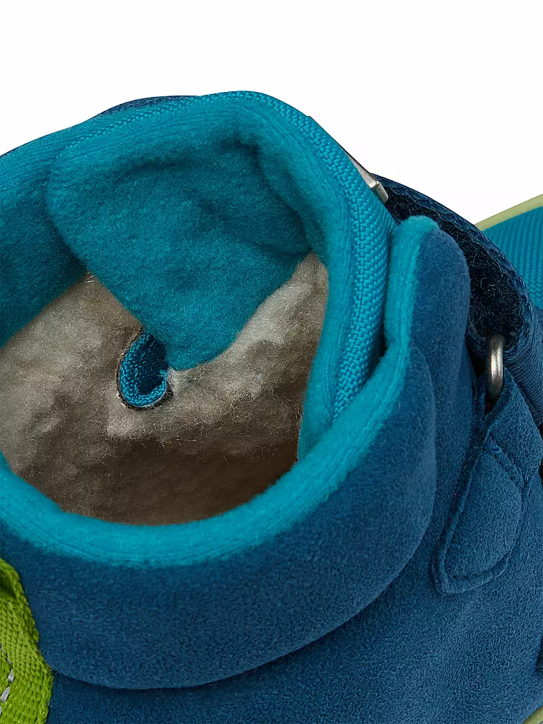 AFFENZAHN | Kinder Barfußschuhe - Boots Hai Jump Midboot | dunkelblau