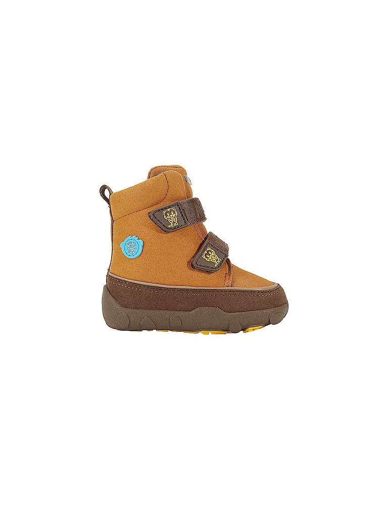 AFFENZAHN | Kinder Barfußschuhe - Winterstiefel COMFY TIGER | braun