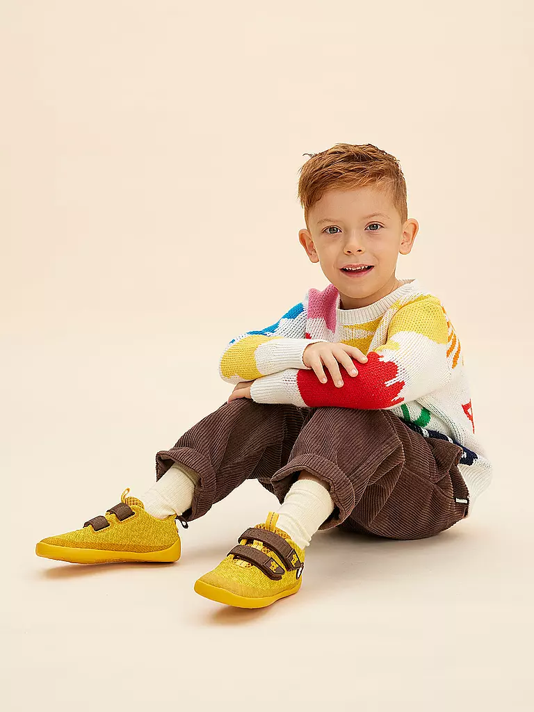 Affenzahn Kinderschuhe Knit Happy - Wasserdichte Übergangsschuhe Mit Klettverschluss