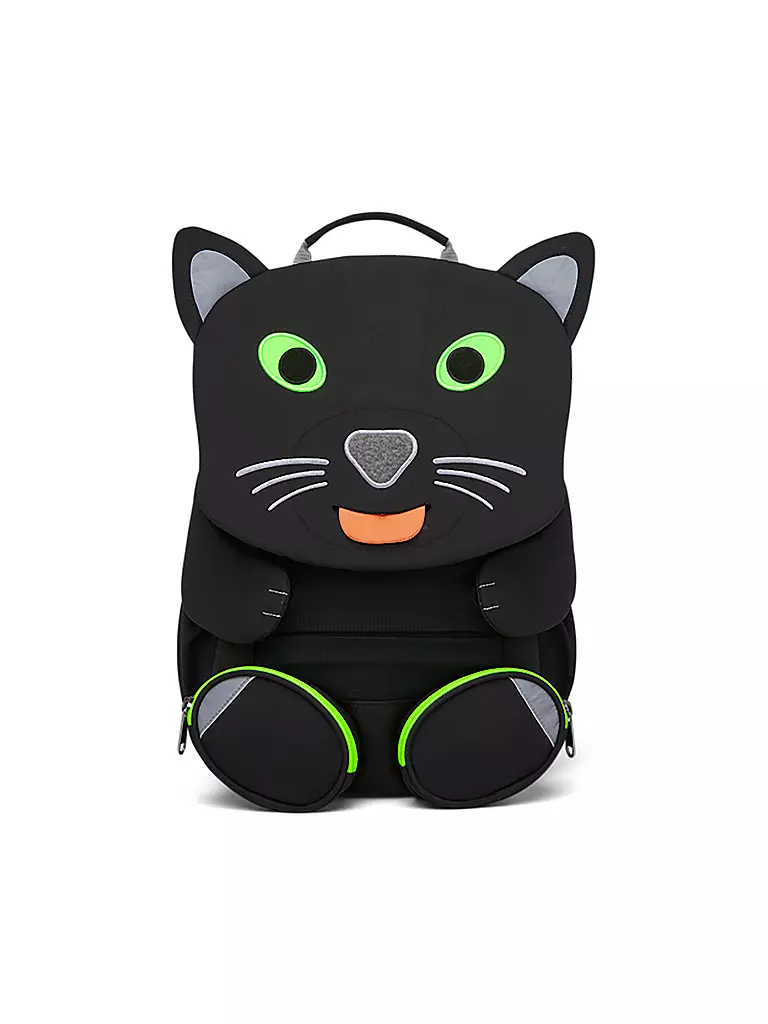 AFFENZAHN | Kinder Rucksack Große Freunde - Black Panther | schwarz