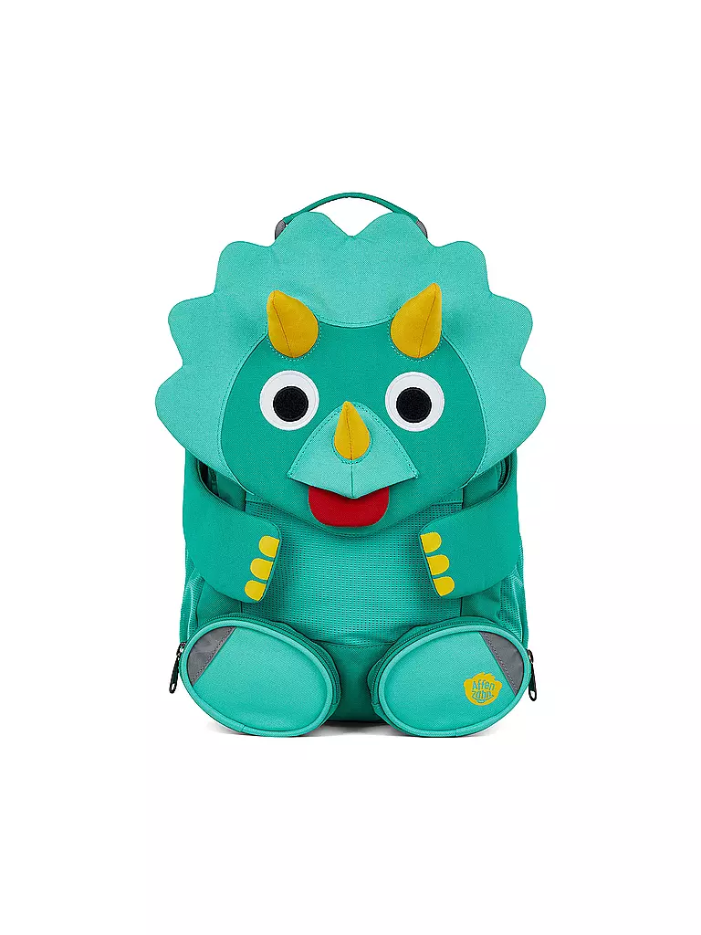 AFFENZAHN | Kinder Rucksack Große Freunde - Dinosaurier | türkis