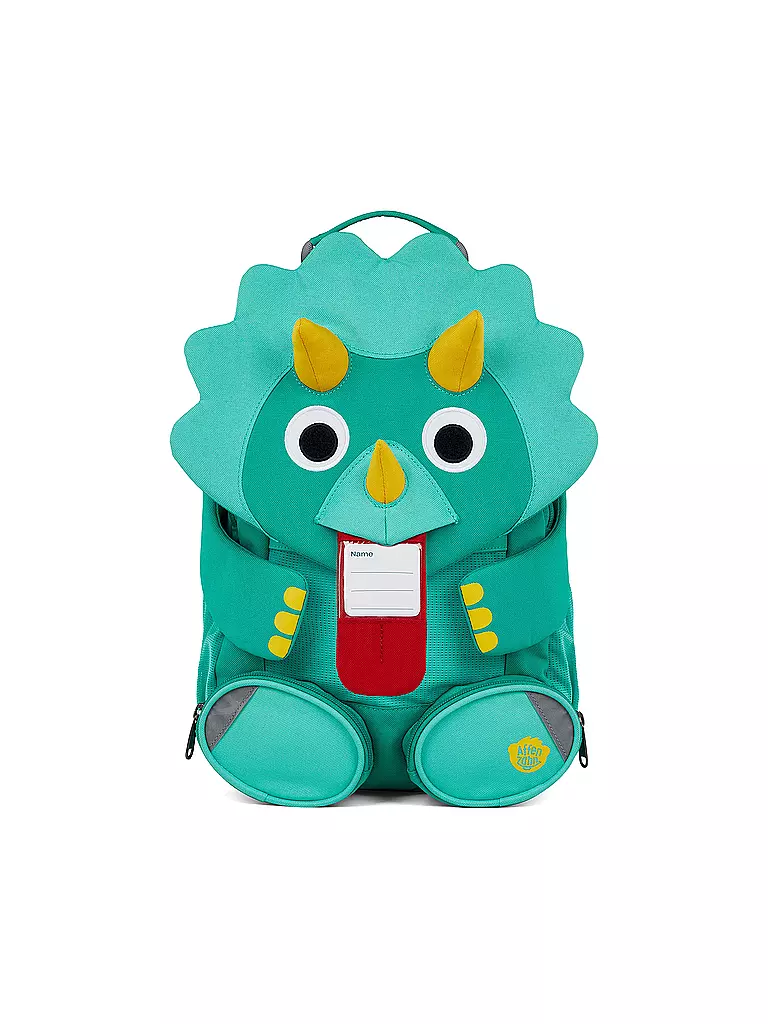 AFFENZAHN | Kinder Rucksack Große Freunde - Dinosaurier | türkis