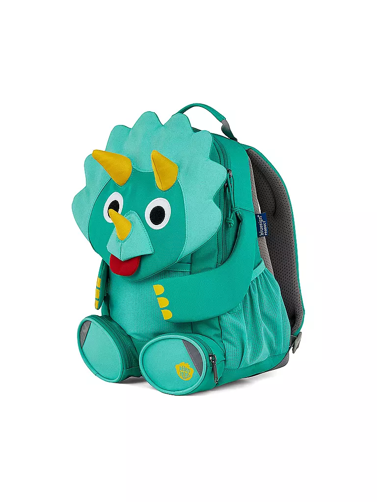 AFFENZAHN | Kinder Rucksack Große Freunde - Dinosaurier | türkis