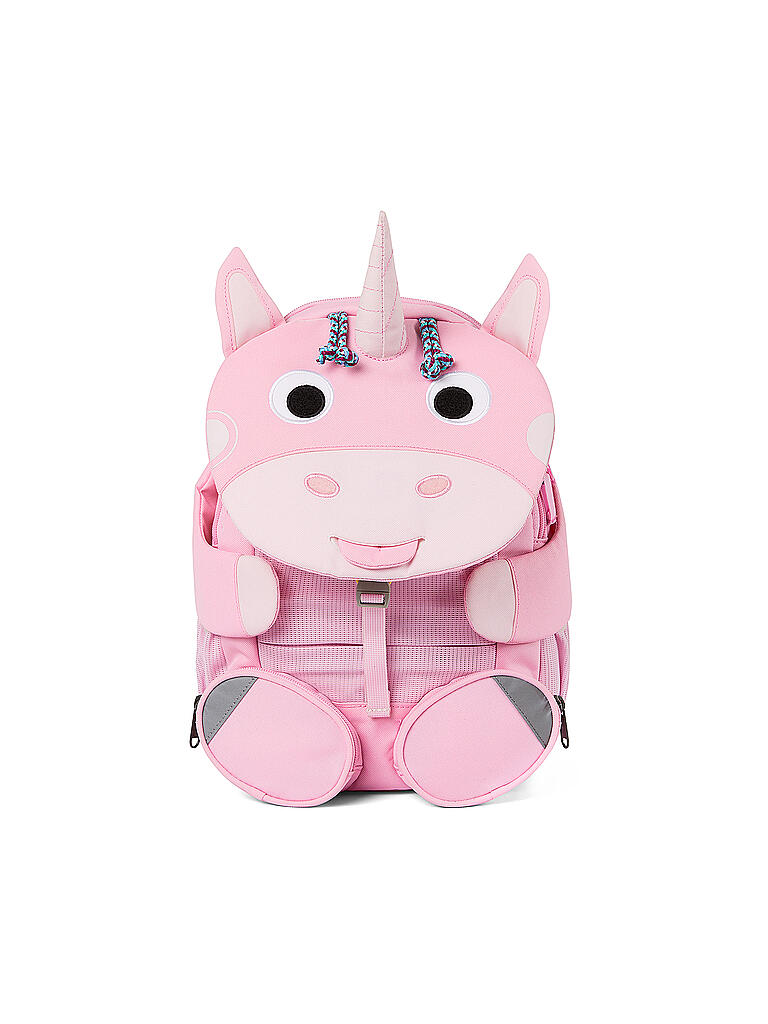 AFFENZAHN | Kinder Rucksack Große Freunde - Einhorn | pink