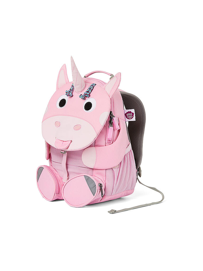 AFFENZAHN | Kinder Rucksack Große Freunde - Einhorn | pink
