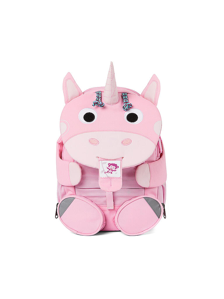 AFFENZAHN | Kinder Rucksack Große Freunde - Einhorn | pink