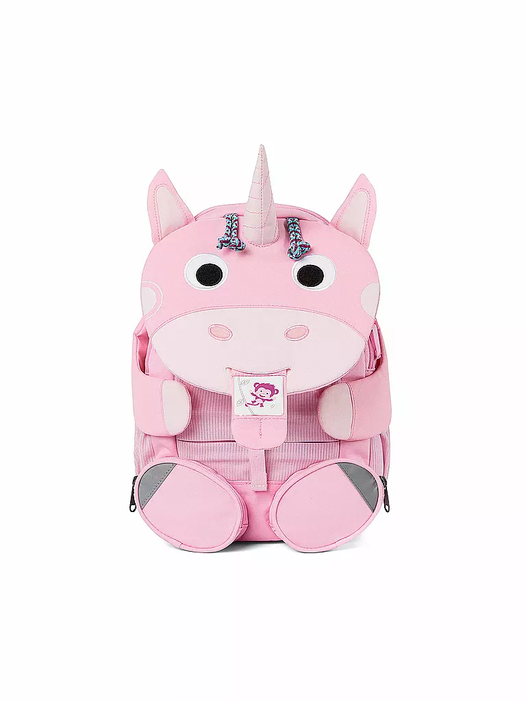 AFFENZAHN | Kinder Rucksack Große Freunde - Einhorn | rosa