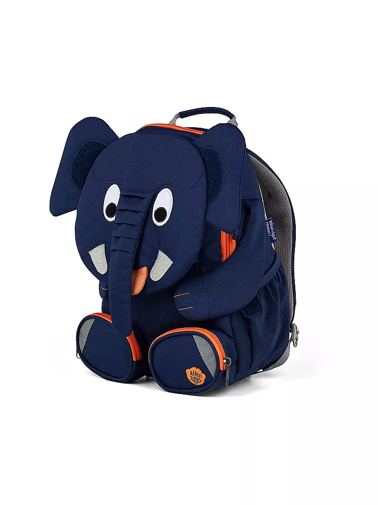AFFENZAHN | Kinder Rucksack Große Freunde - Elefant | dunkelblau